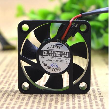 Original ADDA AD0412HB-G70 Cooling Fan 12V 0.1A 1.2W 2wires AD0412HB-G70 Fans